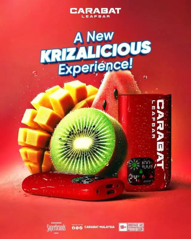 SGVape-CARABAT-LEAFBAR-KIWI-MANGO-WATERMELON-SG-Vape-Hub