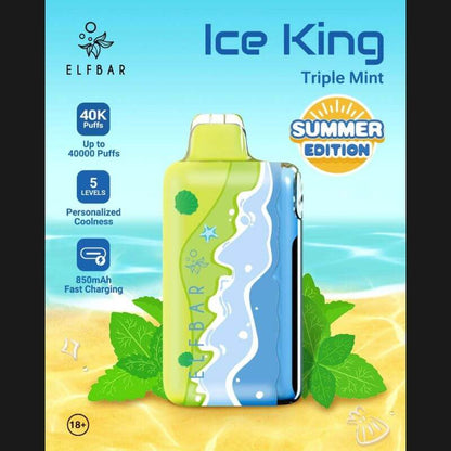 SGVape-ELFBAR-ICE-KING-40K-TRIPLE-MINT-SG-Vape-Hub
