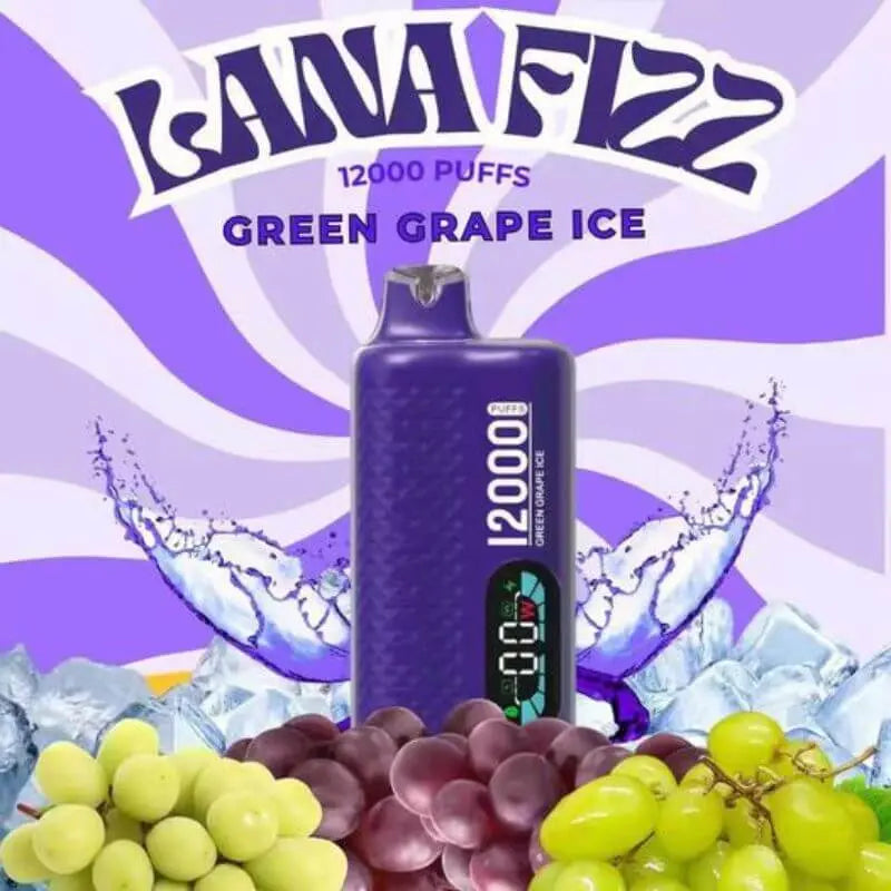 SGVape-LANA-FIZZ-12000-GREEN-GRAPE-ICE-SG-VAPE-HUB