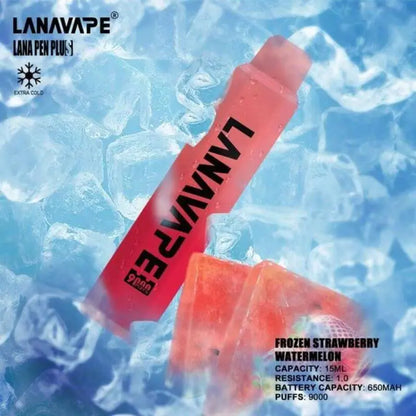 SGVape-LANA-PEN-PLUS-9000-FROZEN-STRAWBERRY-WATERMELON-SG-Vape-Hub