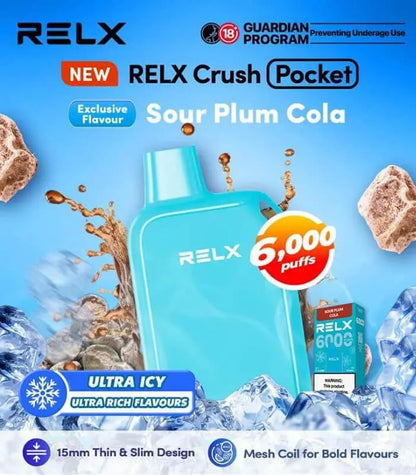 SGVape-RELX-CRUSH-POCKET-6000-COLA-SG-Vape-Hub