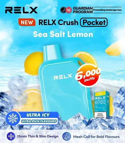 SGVape-RELX-CRUSH-POCKET-6000-SEA-SALT-LEMON-SG-Vape-Hub