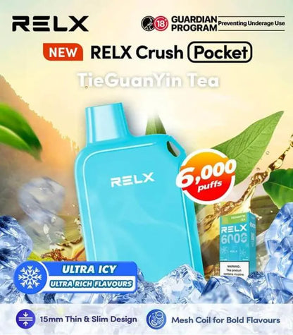 SGVape-RELX-CRUSH-POCKET-6000-TIE-GUAN-YIN-SG-Vape-Hub