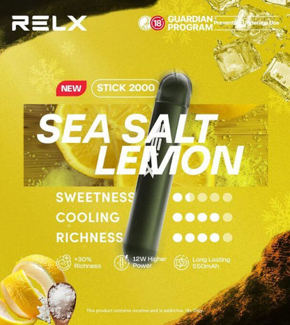 SGVape-RELX-STICK-2K-SEA-SALT-LEMON-SG-Vape-Hub