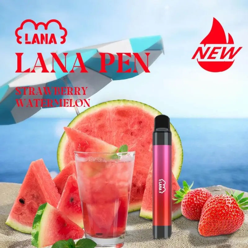 SGVape-Lanapen-2000-Puffs-Strawberry-Watermelon-LANA