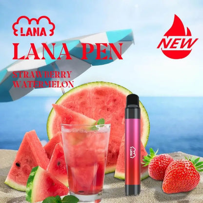 SGVape-Lanapen-2000-Puffs-Strawberry-Watermelon-LANA